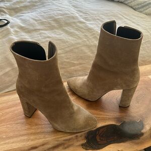 Ysl suede boots 36.5